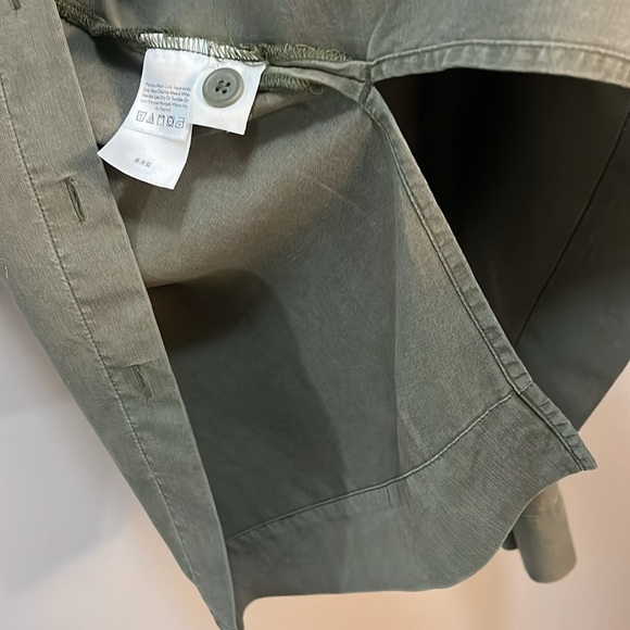 Eddie Bauer XXL Women’s Tall Button Down Forest Green Tencel Layering Top - Picture 4 of 11